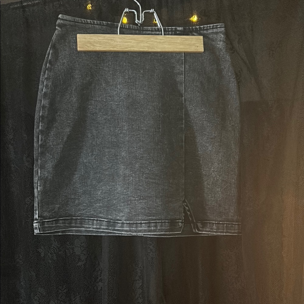 Wild Fable Black Mini Pencil Skirt